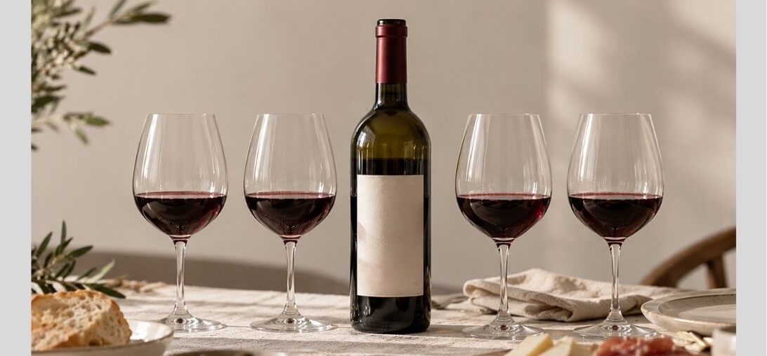 ¿Por qué una botella de vino parece poco entre cuatro y mucho entre dos?